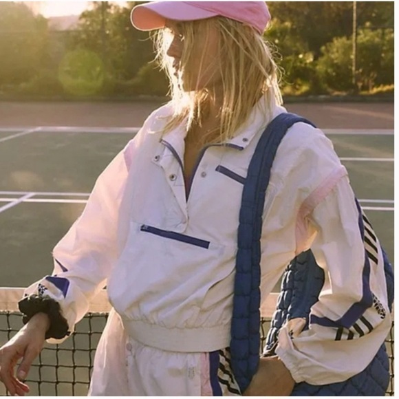 NEW FREE PEOPLE Track In Action Jacket size M - Picture 1 of 13